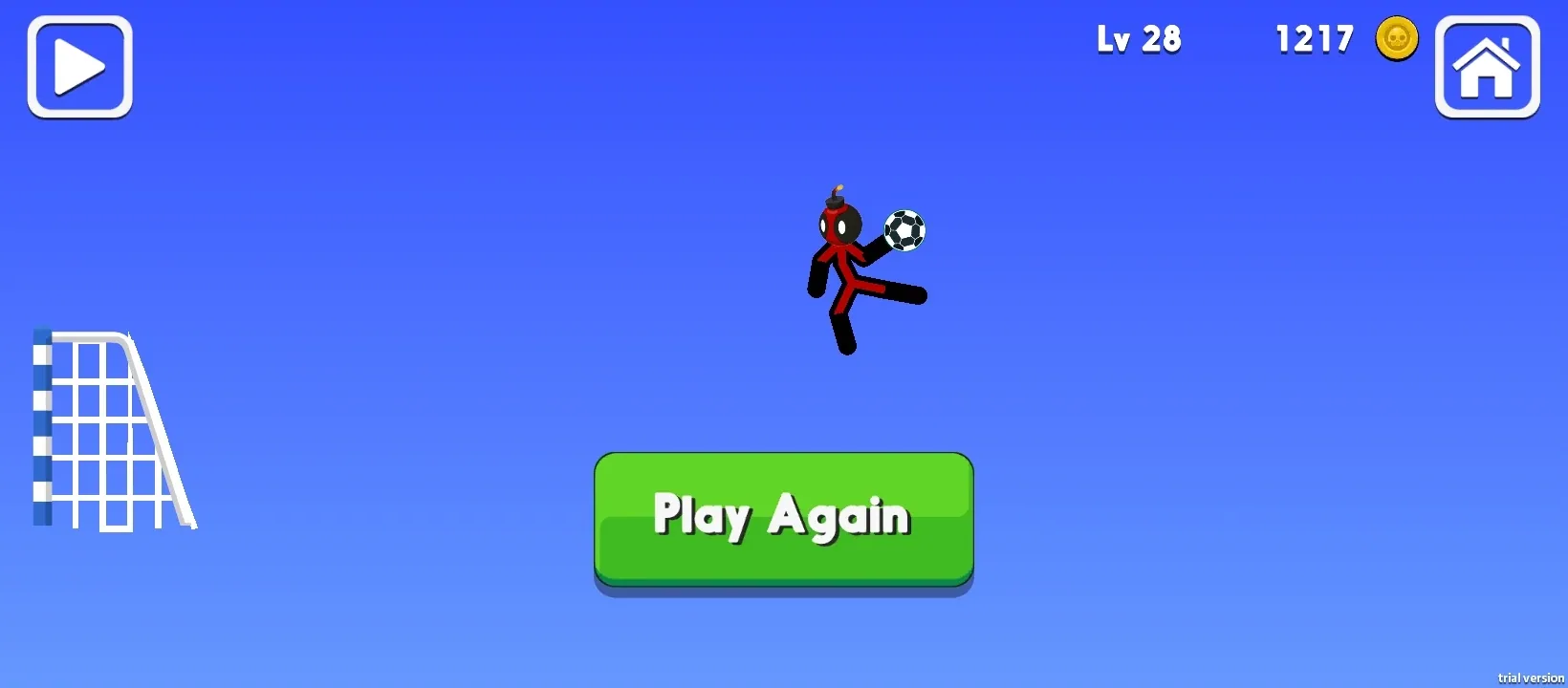 Футбольный мяч — оружие Supreme Duelist Stickman